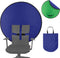 Cosmos 1 Pc Blue Screen Backdrop 43 in / 110 cm Diameter Foldable