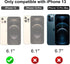 iPhone 13 Wallet Case with Credit Card Holder, PU Leather Wallet Case for 6.1 inch iPhone 13 (Blue)