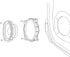 RED WOLF 6" x 9" Front Door Speaker Mount Adapter for 2004 Up Toyota 4Runner, Avalon, Highlander, Tacoma