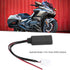 Qiilu 3-Pin AUX Bluetooth Adapter for Honda GL1800 Goldwing Car Bluetooth Wireless Audio Cable Adapter Stereo Music