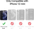 JETech Magnetic Case for iPhone 12 Mini 5.4-Inch, Black, Compatible with MagSafe, Slim Shockproof Phone Cover