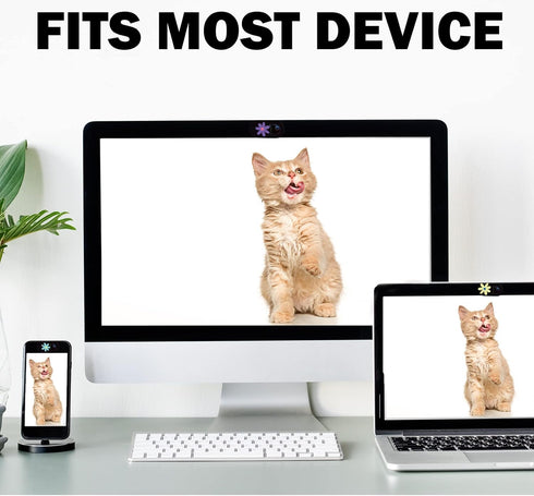 VeekyVicky 3 Packs, Laptop Camera Cover Slide Webcam Cover for Privacy Fits for Mini PC, PC, Surface, Tablet, Desktop