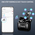 Wireless Earbuds Bluetooth 5.3, HiFi Stereo with ENC Noise Reduction Mic, IPX7 Waterproof for Sports and Smart Devices