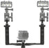 Shoot Aluminium Alloy Handheld Stabilizer Tray Handle Grip for Hero Cameras and LED Video Lights