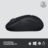 Logitech M220 Wireless Silent Mouse in Sleek Black