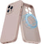 MCFANCE Silicone Magnetic Case for iPhone 13 Pro Max, Compatible with MagSafe, Full Camera & Shock Protection - Pink