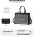 LOVEVOOK 17.3 Inch Laptop Tote Bag for Women, Leather Business Office Work Bag Computer Briefcase with Small Clutch fit