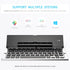 Geyes Bluetooth Keyboard Foldable - Portable Wireless Keyboard with Aluminum Alloy Housing for Tablets and Smartphones