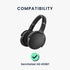 kwmobile Ear Pads for Sennheiser HD450BT / HD350BT, 2X Replacement Earpads, Black