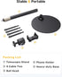 jidinung C922 C930e C920S C920 C615 C960 C920x 4K N60, 1/4" Upgraded Webcam Stand for Desk, Telescopic Webcam Tripod