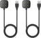Compatible with Fitbit Sense/Sense 2/Versa 3/Versa 4 Charger, 2 Pack Replacement USB Charging Cable Dock Stand for