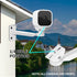 ZT-NET Security Camera Mount Corner Pole Mounting Bracket Universal Heavy-Duty Adjustable Holder for CCTV Cameras