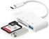 SD Card Reader USB C, SD Card Reader for Android, Memory Card Reader for iPhone 15/Laptop