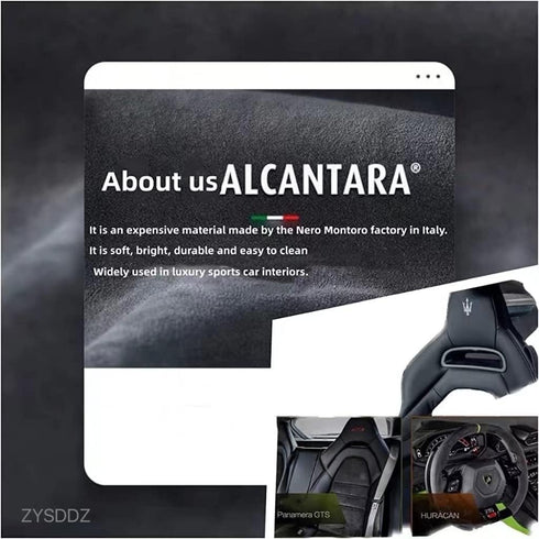 Alcantara Apple iPhone 13 Series Phone Case - Handmade Half Wrap Suede Fabric, Wireless Charging Compatible