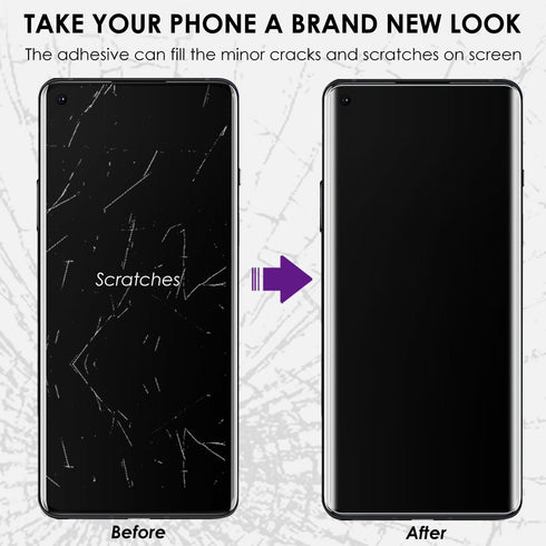 Matte Screen Protector for OnePlus 9 Pro - Tempered Glass UV Set, Anti-Glare, Anti-Fingerprint, 9H Scratch Resistant