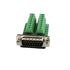 TwinkleBay DB15 Breakout Connector - 15 Pin Male Connector with Nut