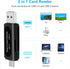 SD Card Reader, AIYEEN 4-in-1 USB C SD Card Reader Dual Slot OTG Memory Card Adapter for TF/Micro SD/SD/SDXC/Micro