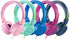 POWMEE M1 Kids Headphones - Foldable, Adjustable, Tangle-Free, On-Ear, 3.5MM Jack, Purple, Perfect for Children.