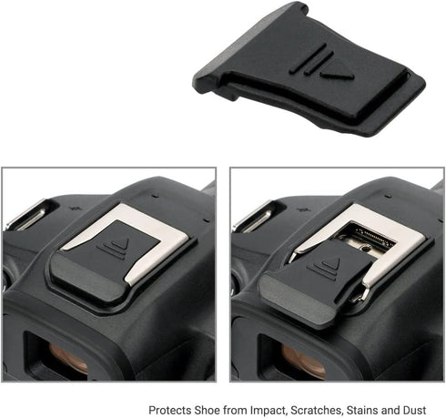 JJC 2Pack Hot Shoe Cover Cap Protector for Canon EOS R50 R10 R8 R7 R6 Mark II R5C R3, Replaces Canon ER-SC2 Cover