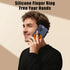 Tsedoo 3-in-1 360 Magnetic Phone Grip Stand with Roration Angle Adjustment, Silicone Finger Ring & Fidget Toy Design