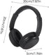 Sunydog 3.5mm Headset MP3 FM Headphones Over-Ear Music Earphones with Transmitter Cable, Wired Support FM Radio for TV