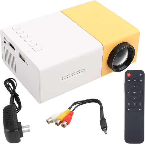 Mini Portable 1080P LED Projector, Pocket Pico Video Projector for Home Theater, Outdoor Movie Projector, Kids Gift,