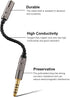 okcsc Headphone Adapter 4.4mm Male to 3.5mm Female for 3.5mm Cable Connected to Balanced 4.4mm Player