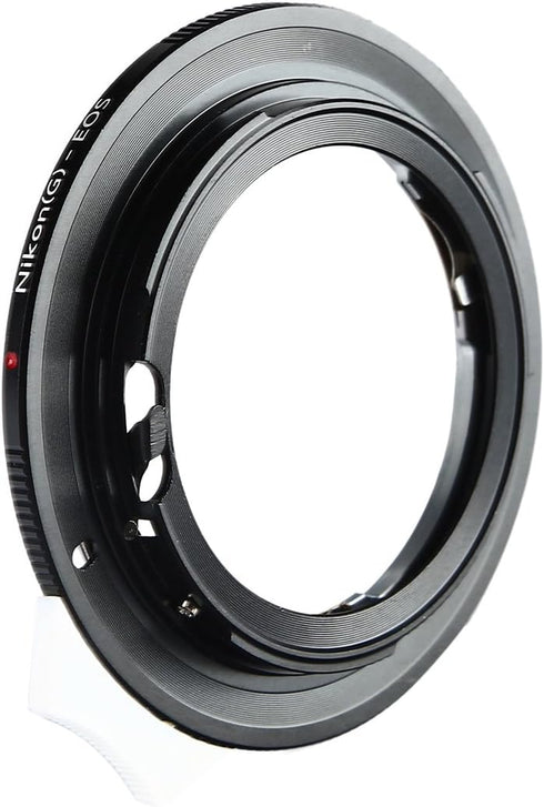 K&F Concept Nikon to EF Lens Adapter for Nikon G (D-Type) Lens to EOS EF Camera, Compatible with Rebel T3, T3i, T4i,