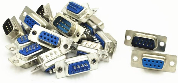 XJSXZC Computer DB Male Female Solder Type Adapter, D-SUB Connector, 10 Pairs