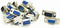 XJSXZC Computer DB Male Female Solder Type Adapter, D-SUB Connector, 10 Pairs