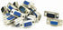 XJSXZC Computer DB Male Female Solder Type Adapter, D-SUB Connector, 10 Pairs