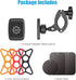 WixGear Universal Magnetic Bicycle & Motorcycle Handlebar Phone Holder with Fast Swift-Snap Technology