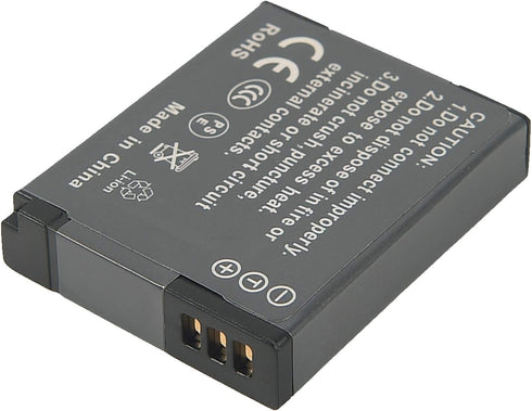 DSTE 2-Pack DMW-BCM13 DMW-BCM13e Li-ion Battery for Panasonic Lumix DMC-TZ60 ZS30 ZS35 ZS40 ZS45 ZS50