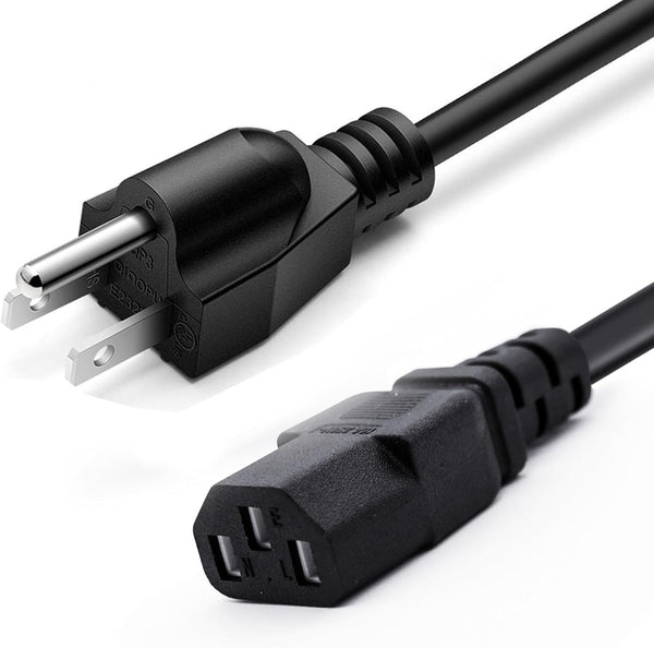 YCWZZH Universal 3 Prong AC Power Cord Replacement for Horizon Fitness Treadmills Ellipticals,