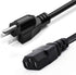 YCWZZH Universal 3 Prong AC Power Cord Replacement for Horizon Fitness Treadmills Ellipticals,