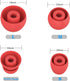 Replacement Silicone Eartips Earbuds Buds Set for PowerBeats Pro Beats Wireless Headset, Universal 3.8mm (Oranger)