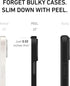 PEEL Original Super Thin Case for iPhone 13 Mini, Blackout, Ultra Slim Design, Protects & Showcases Your Device