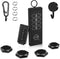 Key Finder Locator, ELECPOW Remote Control Item Tracker with 85DB Loud Beeping Sound, 164ft Range, 2 Transmitter & 4