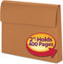 Smead 77142 2-Inch Exp Wallet with Hook and Loop Closure, Letter, Redrope by SMEAD