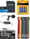 The Imaging World Lavalier Microphone Bundle with 64GB Card and Accessories for Zoom H4e H4essential