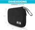 Electronics Charger Organizer - Travel Cable Case for Cords, Chargers, and Tech Accessories