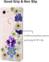 Unov Pixel 3 Case, Clear Soft TPU Shock Absorption, Slim Embossed Floral Pattern for Pixel 3, 5.5 inch