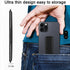 Generic Elastic Phone Grip Holder Strap with Metal Frame Slim Anti-Slip Finger Strap for Smartphones, Universal