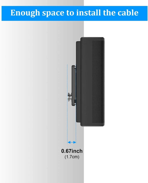 Yaotieci Wall Mount Bracket for Bose SlideConnect UB-20 Series II, UFS-20, WB-50, Lifestyle 525 535 III/600, Soundtouch