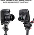 DSLR Camera L Bracket, Vertical Horizontal Switching Tripod Quick Release Plate for Canon, Nikon, Sony, DJI Osmo, Zhiyun