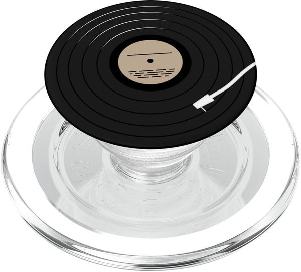 Retro Vinyl Record LP Album Art Design PopSockets PopGrip for MagSafe