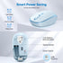 TECKNET Wireless Mouse, 2.4G Quiet Computer Mouse with USB Receiver, Portable Cordless Mice for Chromebook, Laptop, Blue