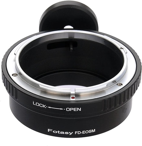 Fotasy FD Mount Lens to Canon EF-M Adapter, Compatible with Canon EOS M Mount Mirrorless Cameras M1 M2 M3 M5 M6 M6 Mark