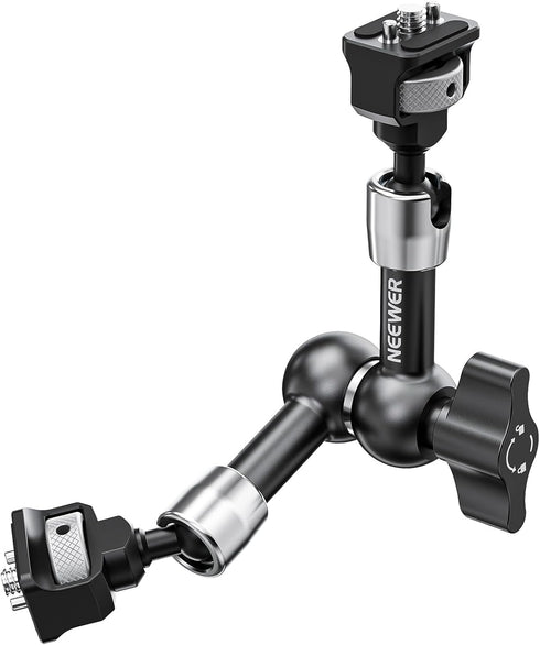 NEEWER 7" Articulating Magic Arm with 360° Ball Heads for ARRI, Camera Monitor Mount with 1/4" Screws