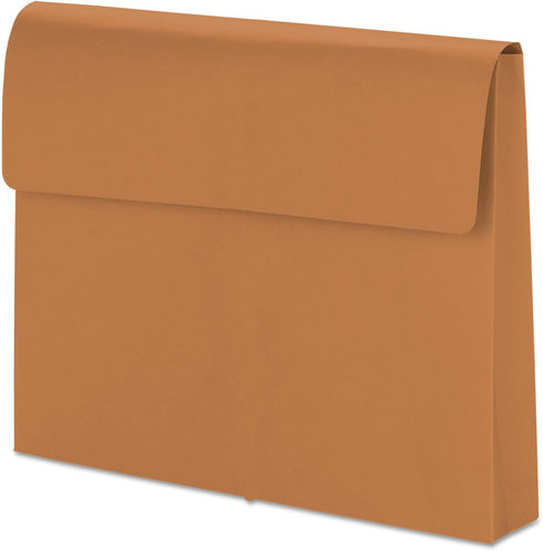 Smead 77142 2-Inch Expanding Wallet with Hook and Loop Closure, Letter Size, Redrope